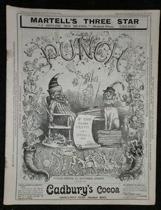 PUNCH MAGAZIN (5. Oktober 1904) Edwardianische humorvolle Zeitschrift, Originalverpackungen - Bild 1 von 1