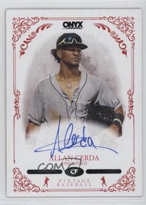 2022 Onyx Vintage Auto Blue Ink Allan Cerda #OAAC Auto