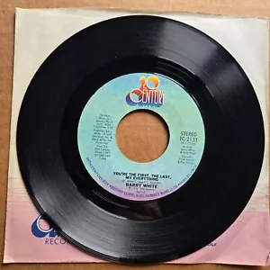 BARRY WHITE You're The First The Last My Everything 45 7" Record Vinyl Records - Picture 1 of 2