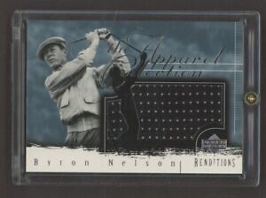2003 Upper Deck Renditions Golf The Apparel Collection Byron Nelson Jumbo Patch