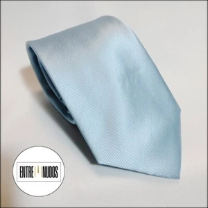 CORBATA LISA EN COLOR CELESTE - Imagen 1 de 1