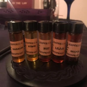 Scarlet Woman Set (Five Goddess Oils), 1 dram bottles - Picture 1 of 6