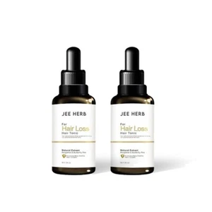 2X Jee Herb Hair Loss Hair Tonic Scalp Stimulate Baby Hair Growth Regrow 30 ml. - Picture 1 of 9