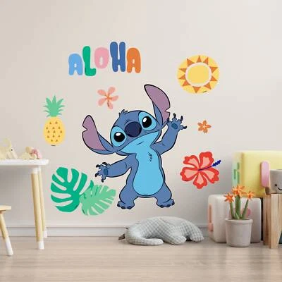 STITCH Room Decorations Removable Repositionable Wall Stickers Decal Home Decor - Image 1 of 2