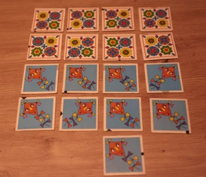 Ravensburger Differix Legekarten Blumen Drache 1974 ** Dachbodenfund Ersatzteile - Bild 1 von 6