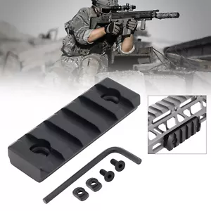 5-Slot Alloy Converter Barrel Scope Mount Fit for Picatinny Weaver Rail Adapter - Picture 1 of 11