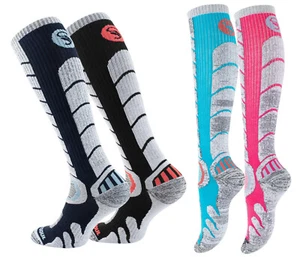2 Paar Ski & Snowboard Socken Kniestrümpfe Skistrümpfe - Stark Soul - Bild 1 von 32