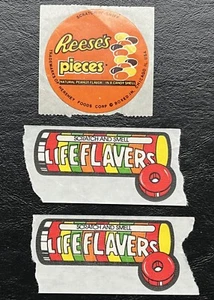 Vintage Scratch & Sniff Sticker Reese's & Scratch & Smell Lifeflavers Lot 3 1980 - Bild 1 von 7