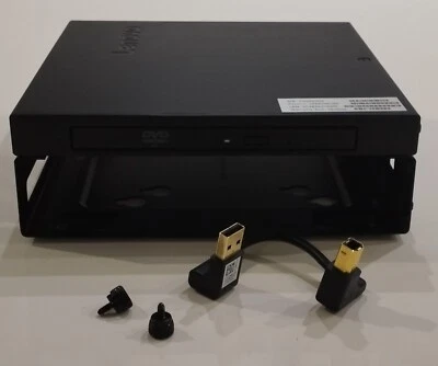 Lenovo ThinkCentre Tiny DVD-RW VESA-Halterung FRU01EF648+01EF645+USB Kab. B-Ware - Bild 1 von 4