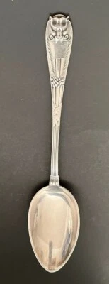 "Cuchara para servir Fraget Peau de Lion plateada 8,5"" L Rossigneux cubiertos RAROS" Foto 1 de 4