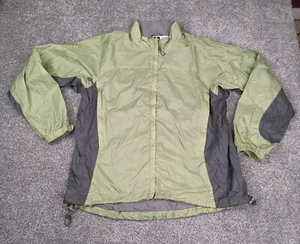 The North Face Jacket Womens XL Green Wind Breaker Vented Hooded Fleece Lined - Picture 1 of 17