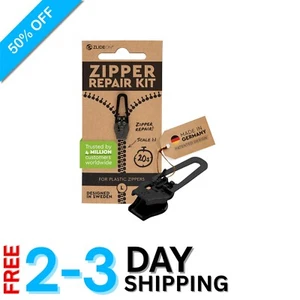 Quick Fix Zipper Pull Replacement in Black - Compatible with All Zipper Types - Picture 1 of 11