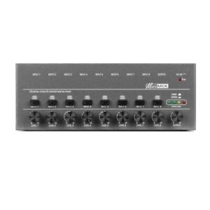 Ultra-Low-Noise 8-Channel Line Mixer Mixer Type-C Powered Mixer