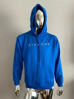 Diamond Supply Co. Blue Graphic Hoodie Sweatshirt Size XL - Imagem 1 de 4