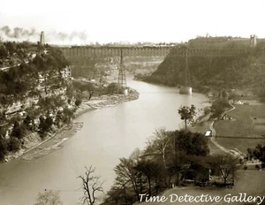 Kentucky River and Railroad High Bridge, Kentucky -1907- Historic Photo Print - Picture 1 of 1