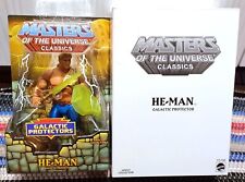 9 18  MOTUC He-Man CLASSICS ACTION FIGURE Matty MASTERS UNIVERSE SDCC Collection
