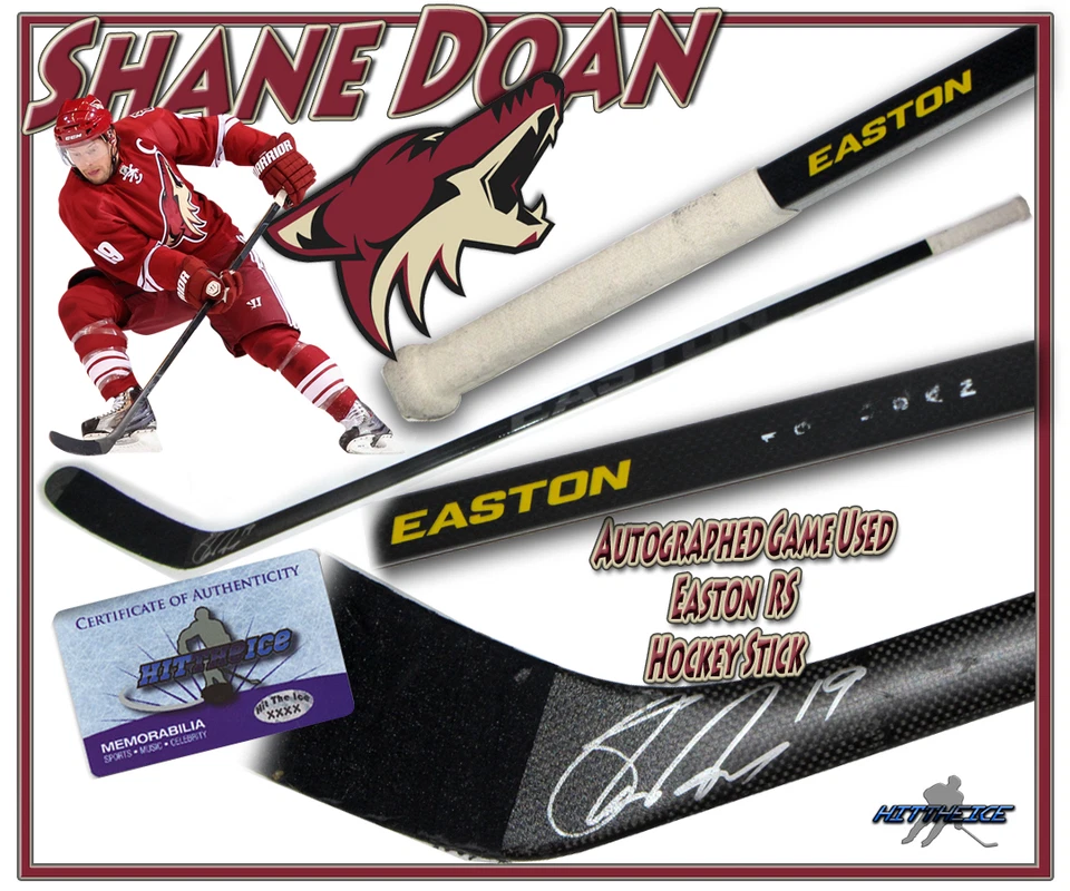 SHANE DOAN Signed 2013 Game Used Stick PHOENIX COYOTES Easton RS w/COA - Image 1 of 1