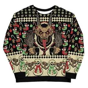 Ugly Christmas Krampus Sweater - Picture 1 of 5
