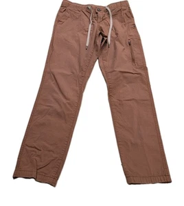 Vuori Pants Women XS Terracotta Pink Ripstop Stretch Cotton Drawstring Hike - Picture 1 of 9