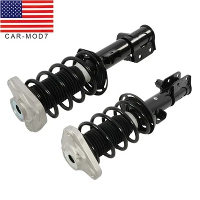 For Mercedes W218 W212 CLS63 AMG 5.5L 4Matic 2x Front Shocks Struts Assys w/ADS Foto 1 de 4