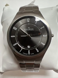 SKAGEN TITANIUM CHRONOGRAPH WATCH BRACELET 806XLTXM DENMARK New With Tags - Picture 1 of 8