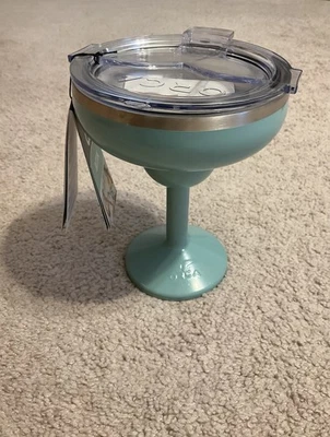 ORCA 13 oz Rita Lidded Tumbler Margarita Turquoise Stainless Steel Insulated Cup - Image 1 of 4