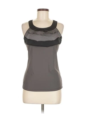 Camiseta sin mangas activa gris para mujer sin marca M Foto 1 de 4