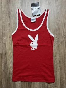 Vintage Y2k Playboy Bunny Red Tank Top Size S - Picture 1 of 7
