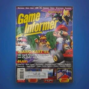 Mario Kart 64 Game Informer Magazine February 1997 Issue #46 VINTAGE - Picture 1 of 4