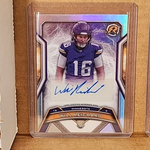 Will Reichard 2024 Resurgence Rookie Silver Refractor Autogrammkarte Vikings - Bild 1 von 2