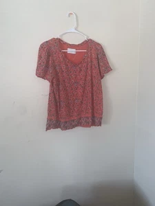 Lucky Brand Floral Top Size Large Modal Stretch - Picture 1 of 5