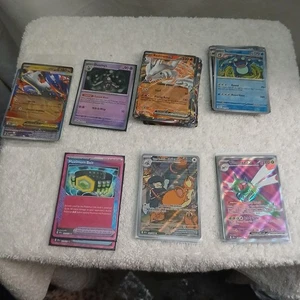 LOT OF 69 Pokemon Cards 8 IR, 9 UR, 19 POKEBALLS, 2 ITEM, 1 MASTER, 28 EXS, 2 PR - Bild 1 von 15