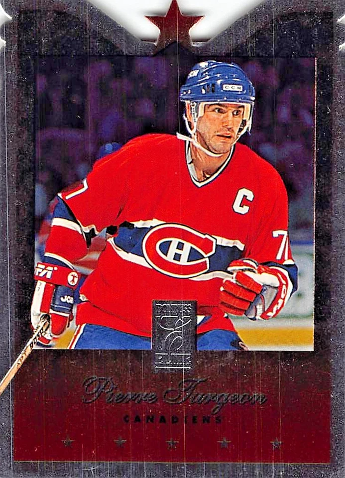 1995-96 Donruss Elite Pierre Turgeon Die-Cut #90 NM/MT MONTREAL CANADIENS - Image 1 of 2