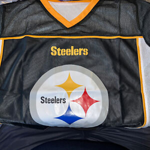 BRAND NEW PITTSBURGH STEELERS SIZE YOUTH LARGE REVERSIBLE FLAG FOOTBALL JERSEY