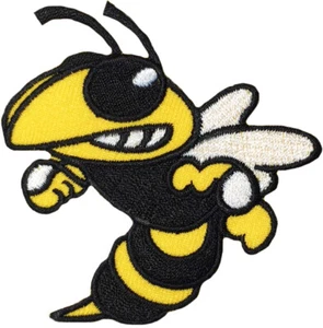Super Bee Insect Bug Logo Honey Flyer Speedy Racer Embroidered Sew Iron on Patch - Picture 1 of 1