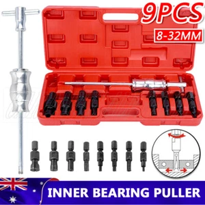 9pc Inner Bearing Puller Set Slide Hammer Internal Blind Hole Remover Tool Kit - Picture 1 of 12