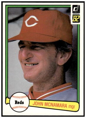 1982 Donruss #526 John McNamara EX-NM - Image 1 of 2