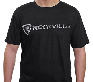 Rockville Fitted T-Shirt - Size XL- Dry-Fit & Comfy 65% Polyester & 35% Cotton - Picture 1 of 3