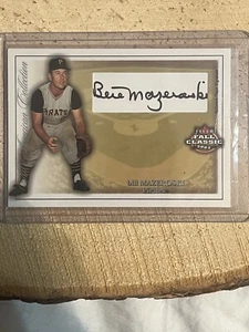 2003 Bill Mazeroski Auto 16/75: Fleer Fall Classic - Picture 1 of 3