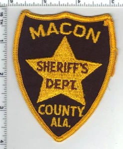 Macon County Sheriff's Dept. (Alabama) 2nd Issue Shoulder Patch - Picture 1 of 1