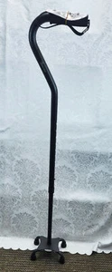 BeneCane Black Adjustable Quad Cane - Picture 1 of 5