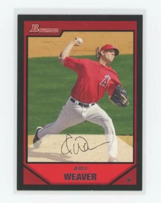 2007 Bowman #4 Jered Weaver - Image 1 of 2