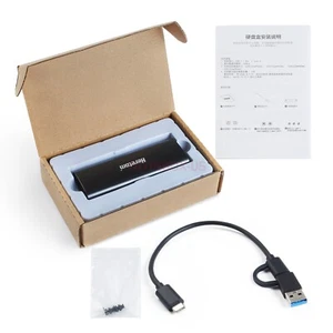 M2 NVME NGFF SATA SSD to Type-C/USB 3.0 Portable External Drive Enclosure Case - Picture 1 of 12