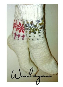 100% Merino Wool Socks Handmade Thermal Gift idea Hiking Thick Winter Socken New - Picture 1 of 3