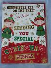 CHRISTMAS CARD FROM THE ELF TO BOY GIRL XMAS CARD CUTE WITH ENVELOPE
