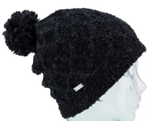 Coal Headwear THE SOPHIE Womens Acrylic Blend Pom Beanie Black NEW - Picture 1 of 1