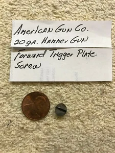 American Gun & Crescent 12/16/20 ga Hammer DB Forward trigger plate screw - Picture 1 of 4