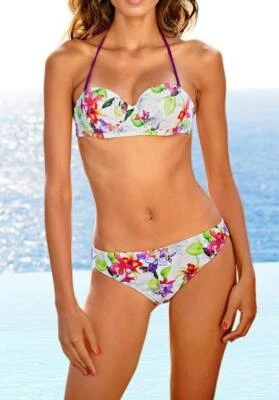 Heine Damen Bandeau-Bikini, bunt - Bild 1 von 4