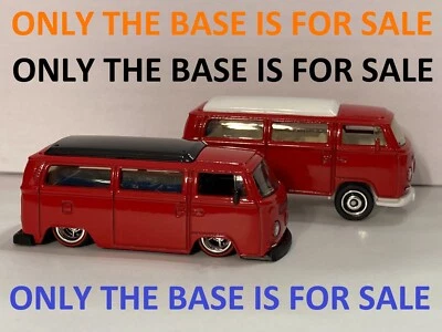 BASE LOWRIDER PERSONALIZADA Para Matchbox Volkswagen 70 T2 Bus NÃO COMPLETA Impresso em 3D - Imagem 1 de 4