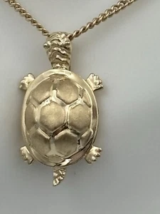 14KT Schildkröte Anhänger 2,74 Gramm (nur Anhänger) - Bild 1 von 4